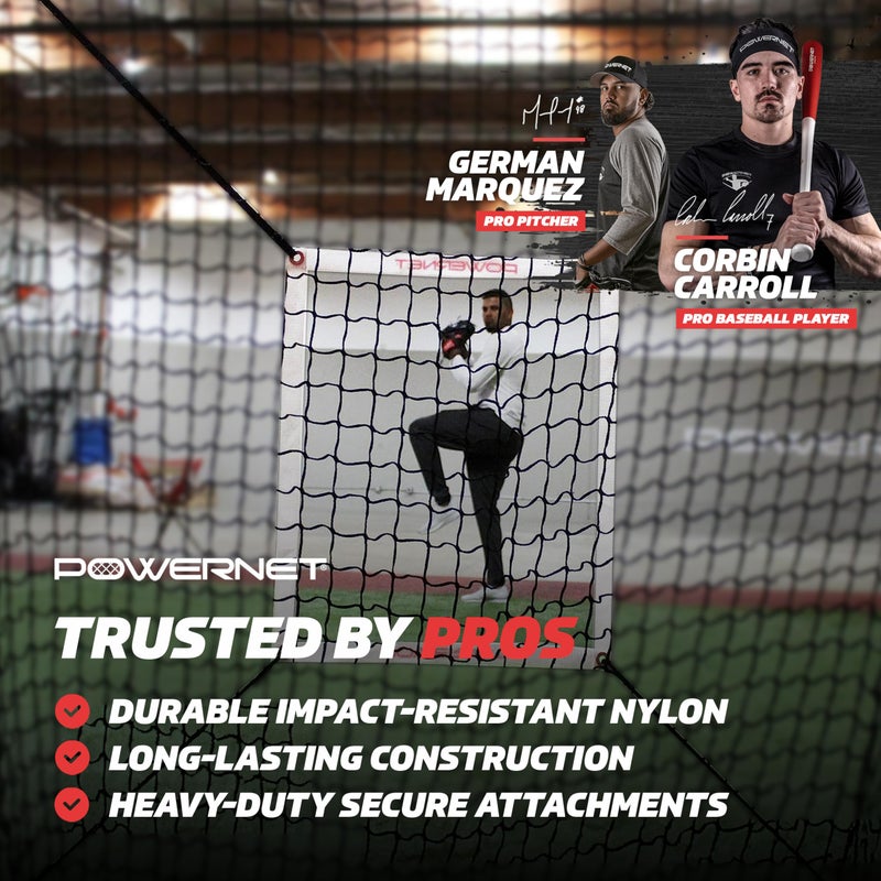 PowerNet Strike Zone Pitching Aid for 7x7 Softball & Baseball Net, Baseball Training Equipment for Pitching Drills and Location Accuracy, Solo or Team Pitcher Training Aid, Attachment Only - Image 2